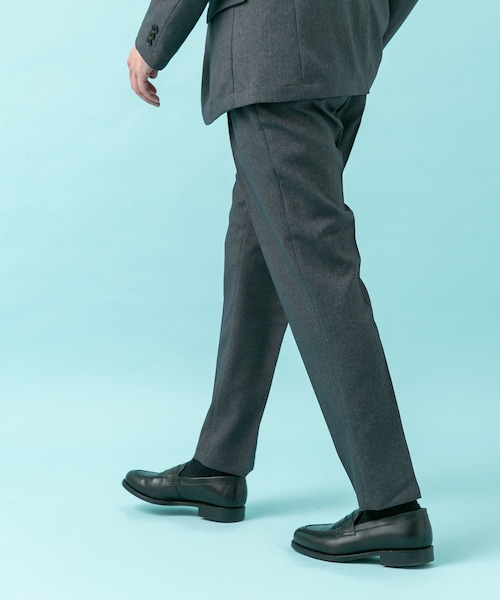 URBAN RESEARCH DOORS(アーバンリサーチドアーズ)の「LIFE STYLE TAILOR メランジストレッチパンツ(スラックス・メンズ・NAVY/GRAY/TAUPE・S/M/L/XL)」の1枚目の写真