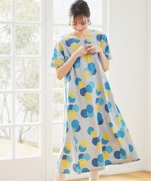 nissen | 大きいサイズ　【BARNDOORコラボ】サイド切替カットソーワンピース（OtonaSMILE）(ワンピース)