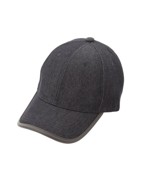 MERCURYDUO（マーキュリーデュオ）の「デニム配色パイピングキャップ（キャップ・レディース・オフホワイト/ブラック/インディゴ・F）」の5枚目の写真