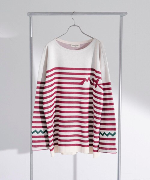 THE GOODLAND MARKET（ザグッドランドマーケット）の「master key　- MK - NOBORDER（ニット/セーター・メンズ・ENJI/IVORY/BRN・2）」の4枚目の写真