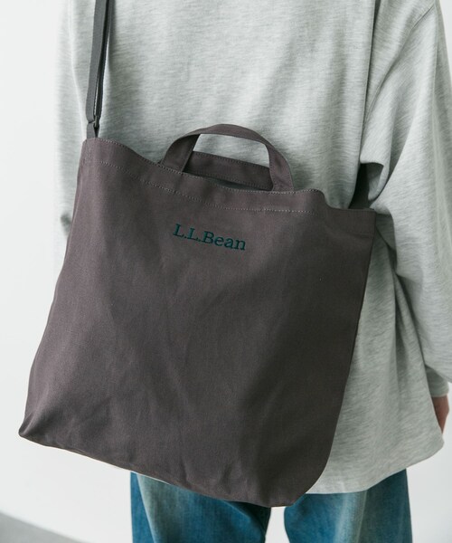 URBAN RESEARCH DOORS(アーバンリサーチドアーズ)の「『別注』L.L.Bean×DOORS Shoulder Strap Tote L(ショルダーバッグ・メンズ・Natural/Black/CarbonGray・one)」の8枚目の写真
