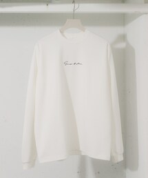 SENSE OF PLACE by URBAN RESEARCH（センスオブプレイスバイアーバンリサーチ）の「シシュウポンチロングスリーブTシャツ（Tシャツ/カットソー・メンズ）」