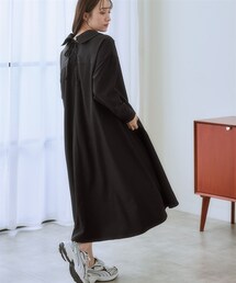 nissen | バックレースアップシャツワンピース＜大きいサイズ有＞(ワンピース)