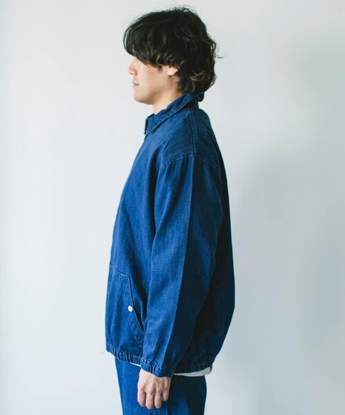 URBAN RESEARCH DOORS(アーバンリサーチドアーズ)の「Denim Zip Blouson(デニムジャケット・メンズ・INDIGO/ONE WASH・M/L/XL)」の12枚目の写真