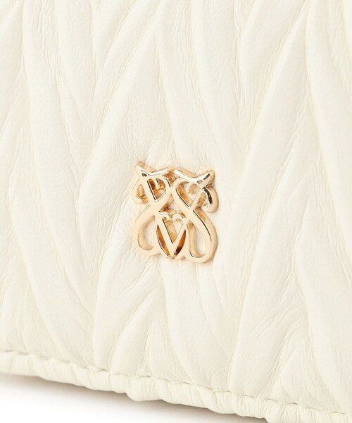 VIS（ビス）の「プリーツ加工ポーチチャーム（チャーム・レディース・ブラック/キナリ/サックス・F）」の12枚目の写真