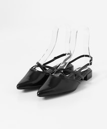 SENSE OF PLACE by URBAN RESEARCH | ポインテッドクロスベルトミュール(その他シューズ)