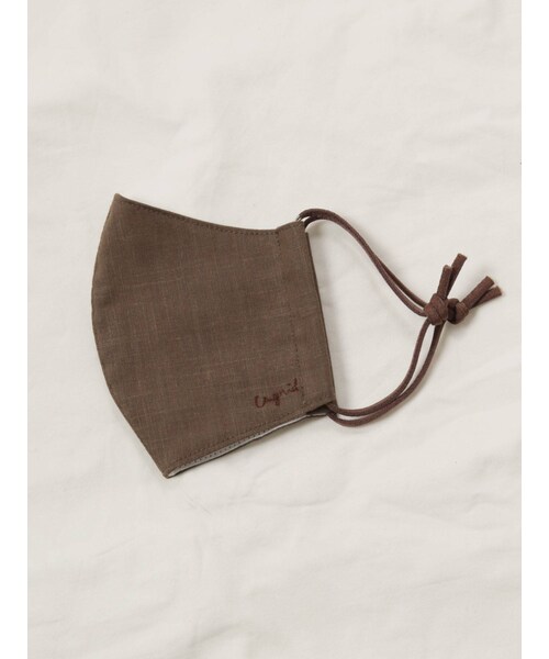 Ungrid（アングリッド）の「Ungridコットンリネンマスク（マスク・レディース・アイボリー/ベージュ/ダークブラウン・F）」の13枚目の写真