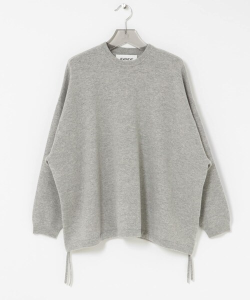 URBAN RESEARCH（アーバンリサーチ）の「dDdDdDd　CASHMERE BIG LONG-SLEEVE T-SHIRTS（ニット/セーター・メンズ・OATMEAL GR/OFF BEIGE・S/M/L/XL）」の5枚目の写真