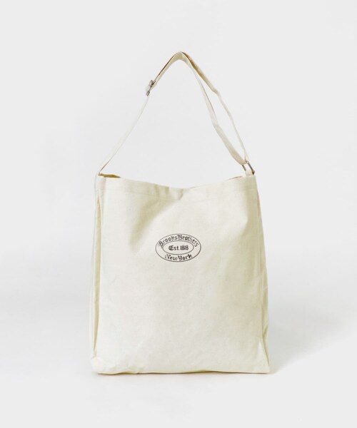 URBAN RESEARCH（アーバンリサーチ）の「『別注』BROOKS BROTHERS×UR　CANVAS SHOULDER BAG（ショルダーバッグ・メンズ・BLACK/NATURAL・one）」の8枚目の写真