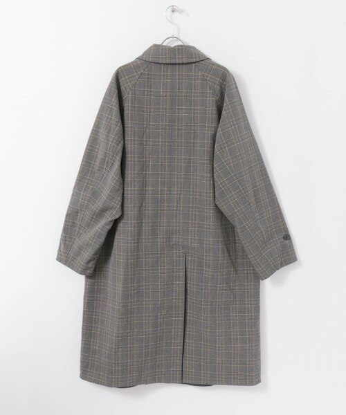 URBAN RESEARCH Sonny Label（アーバンリサーチサニーレーベル）の「チェックリバーシブルオーバーコート（ステンカラーコート・メンズ・ベージュ/ネイビー・M/L）」の14枚目の写真