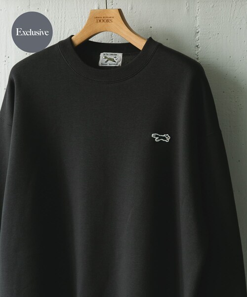 URBAN RESEARCH DOORS（アーバンリサーチドアーズ）の「『XLサイズ/WEB限定』『別注』PENNEYS×DOORS　THE FOX クルーネックスウェット（スウェット・メンズ・BEIGE/ASH/CHARCOAL/RED・M/L/XL）」の6枚目の写真