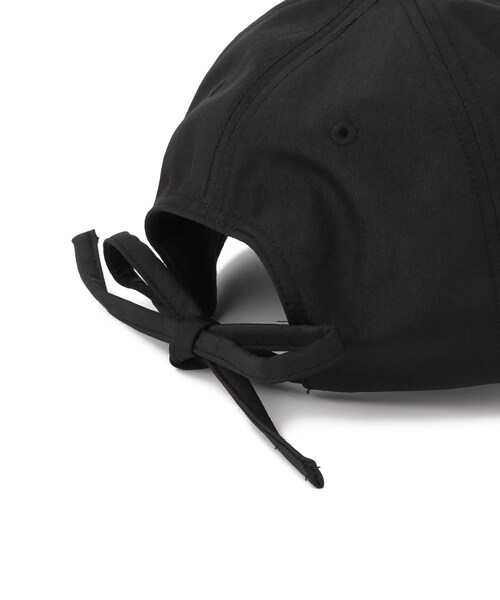 ROPE' PICNIC（ロペピクニック）の「【UVカット・抗菌防臭・洗える】シャイニーバックリボンキャップ/リンクコーデ（キャップ・レディース・ブラック/ライトグレー/ブルー系/クリーム・F）」の12枚目の写真