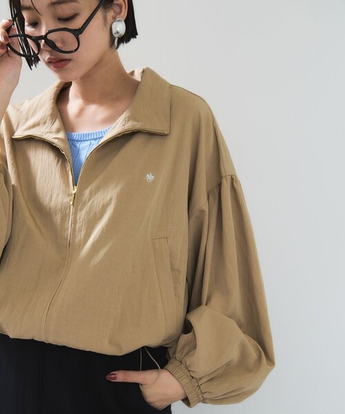 VIS(ビス)の「【POLO BCS】VIS別注スタンドネックバルーンブルゾン/WEB限定(ブルゾン・レディース・ブラック/ベージュ・F)」の11枚目の写真