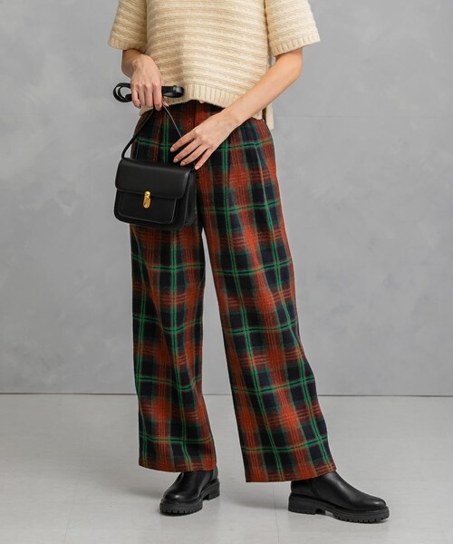 URBAN RESEARCH ROSSO（アーバンリサーチロッソ）の「ツイードストレートパンツ（その他パンツ・レディース・IVORY/NAVY×BRN・36/38）」の19枚目の写真