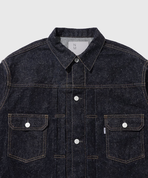 ADAM ET ROPE'(アダムエロペ)の「【New Manual / ニューマニュアル】 #006 LV 2ND T-BACK JK(デニムジャケット・メンズ・ネイビー・L/XL)」の4枚目の写真