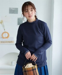 nissen | ＜大きいサイズ＞配色メロウプチハイカットソートップス(Tシャツ/カットソー)