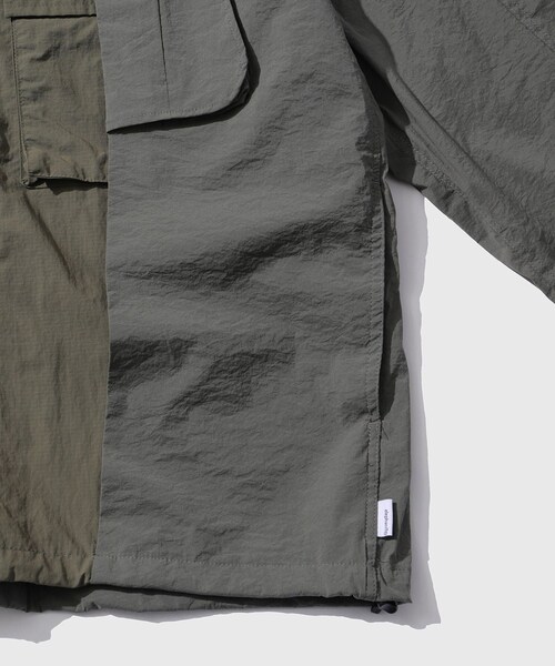 ADAM ET ROPE'(アダムエロペ)の「【elephant TRIBAL fabrics/エレファントトライバルファブリクス】Double Military Jacket(その他アウター・メンズ・ブラック/カーキ・F)」の10枚目の写真