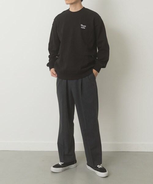 ITEMS URBANRESEARCH（アイテムズ アーバンリサーチ）の「サイドストレージ裏毛スウェットtops（スウェット・メンズ・OFF/GRY/NVY/BLK・M/L）」の21枚目の写真