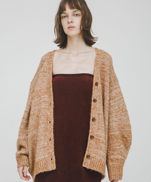 LAATO（ラート）の「mix loose cardigan（カーディガン/ボレロ・レディース・チョコレートミックス/カプチーノミックス・FREE）」の20枚目の写真
