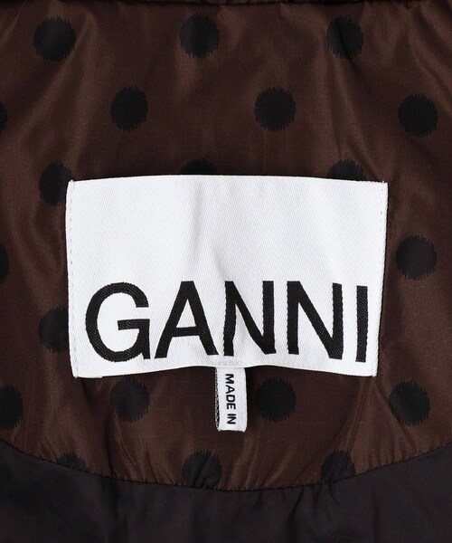 ADAM ET ROPE'（アダムエロペ）の「【GANNI（ガニー）】Printed Flyweight Nylon Jacket（ナイロンジャケット・レディース・ダークブラウン・S）」の11枚目の写真