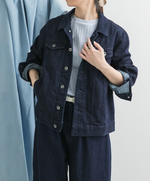 URBAN RESEARCH DOORS（アーバンリサーチドアーズ）の「Denim Jacket（デニムジャケット・レディース・INDIGO/ONE WASH・M）」の17枚目の写真