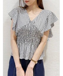 dazzlin | ギャザーシャーリングフリルブラウス(シャツ/ブラウス)