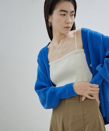 SALON adam et rope' | 【オーガニックコットン】パッド付きチューブトップ-CreamyCotton /クリーミーコットン-(チューブトップ)