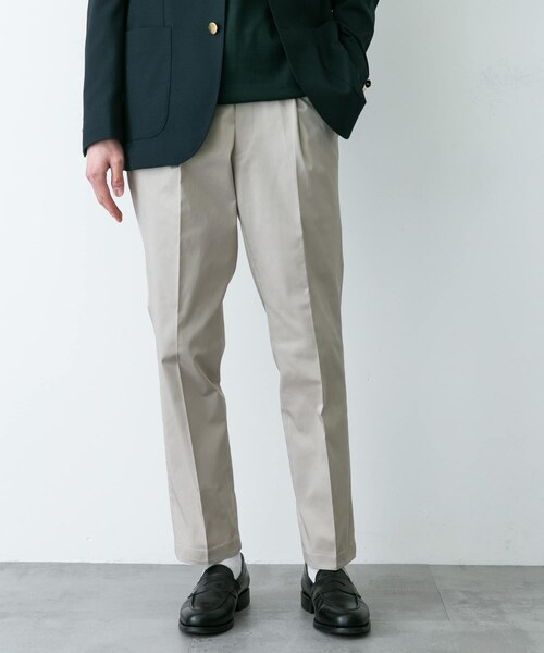 URBAN RESEARCH DOORS（アーバンリサーチドアーズ）の「LIFE STYLE TAILOR　ストレッチコットンパンツ（スラックス・メンズ・CHARCOAL/GREIGE・44/46/48/50）」の17枚目の写真