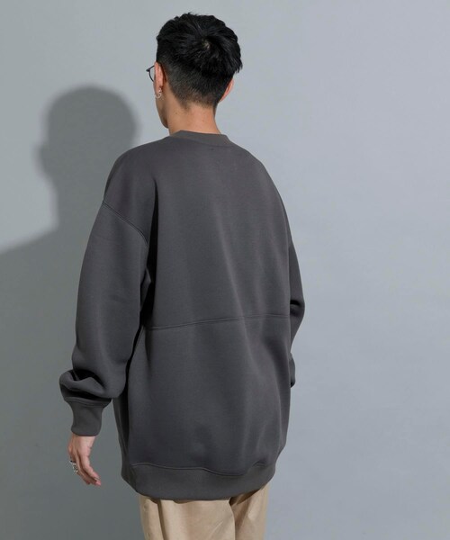 THE GOODLAND MARKET（ザグッドランドマーケット）の「『別注』MIDIUMISOLID×TGM　Recycled polyester sweat（スウェット・レディース・C.Gray/L.Beige/OFF・M/L）」の9枚目の写真