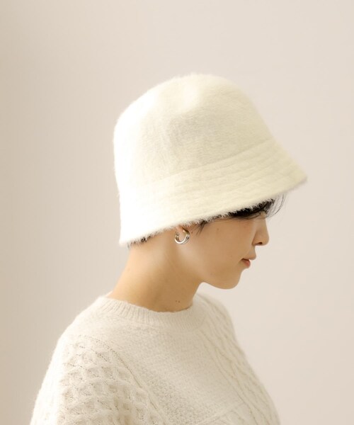 URBAN RESEARCH Sonny Label（アーバンリサーチサニーレーベル）の「シャギーハット（ハット・レディース・オフ/ブラック/ブラウン・one）」の4枚目の写真