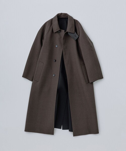 ADAM ET ROPE'(アダムエロペ)の「ソモウリバーバルマカーンコート(ステンカラーコート・レディース・ダークブラウン系/ベージュ系・36/38)」の22枚目の写真