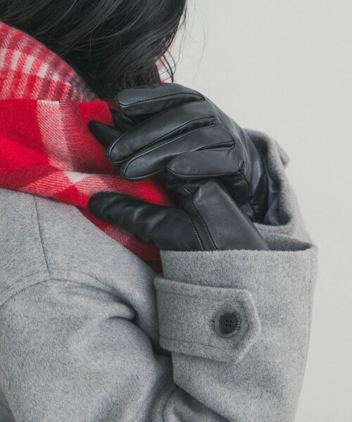 URBAN RESEARCH DOORS(アーバンリサーチドアーズ)の「レザーグローブ(ベルト・レディース・BROWN/BLACK・one)」の1枚目の写真