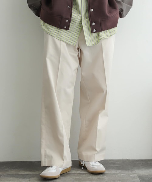 SENSE OF PLACE by URBAN RESEARCH(センスオブプレイスバイアーバンリサーチ)の「センタープレスストレートタックチノパンツ(チノパンツ・メンズ・GREIGE/BLACK・M/L)」の18枚目の写真