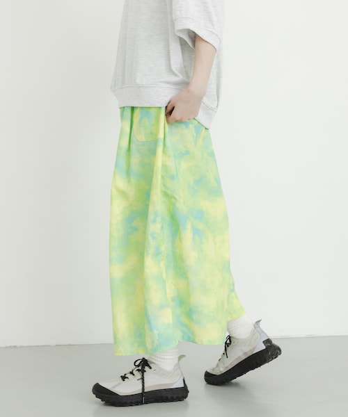 EKAL（エカル）の「『UR TECH』ナイロンタッサーワイドパンツ（その他パンツ・レディース・レイクサンリーフ/グラファイト/ネイビー/レイクブルー/ベージュ・One）」の22枚目の写真