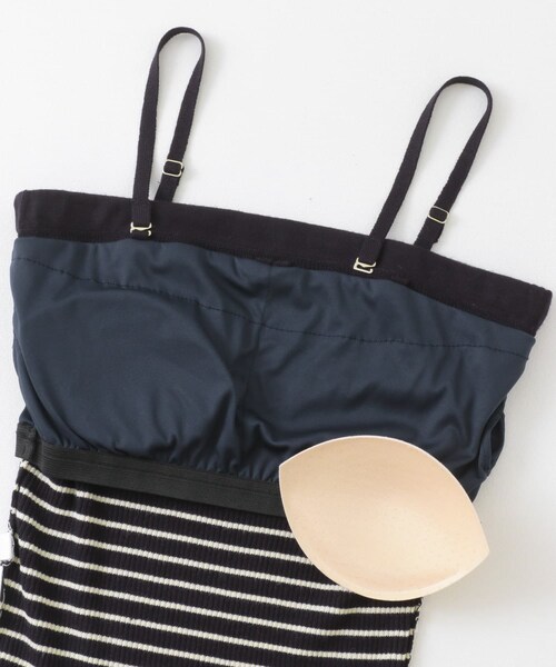 URBAN RESEARCH Sonny Label（アーバンリサーチサニーレーベル）の「カップ付きマルチウェイニットキャミソール（キャミソール・レディース・OFFボーダー/オフ/NAVYボーダー・FREE）」の17枚目の写真