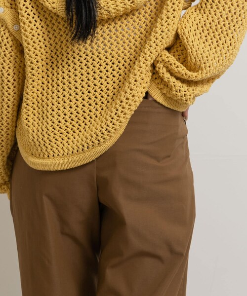 THE GOODLAND MARKET（ザグッドランドマーケット）の「『別注』MIDIUMISOLID×TGM　tuck wide tapered PT（その他パンツ・レディース・BLACK/KHAKI/PINK・one）」の15枚目の写真