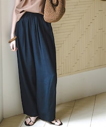 nissen | ニュアンスエアリードビーコクーンパンツ（接触冷感・UVカット）（セットアップ可能）＜大きいサイズ有＞(パンツ)