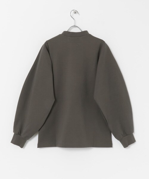 THE GOODLAND MARKET（ザグッドランドマーケット）の「『別注』MIDIUMISOLID×TGM　Recycled polyester PULLOVER（Tシャツ/カットソー・レディース・L.Beige/C.Gray/BLACK・one）」の13枚目の写真