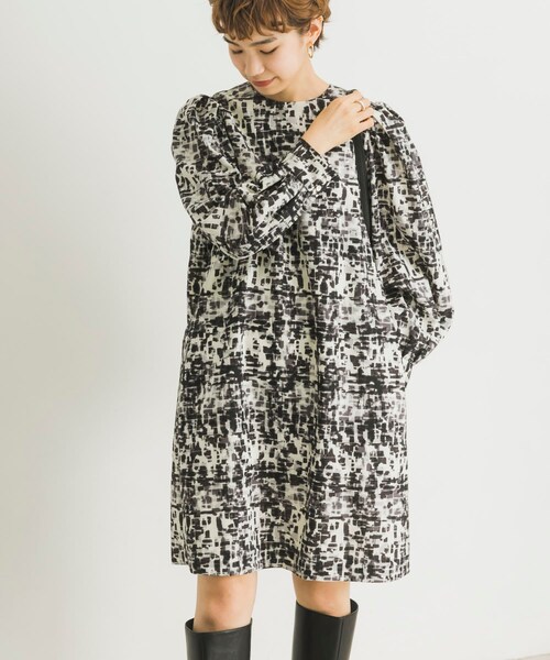 URBAN RESEARCH（アーバンリサーチ）の「アートチェック柄チュニックワンピース（チュニック・レディース・BROWN系/BLACK系・FREE）」の21枚目の写真