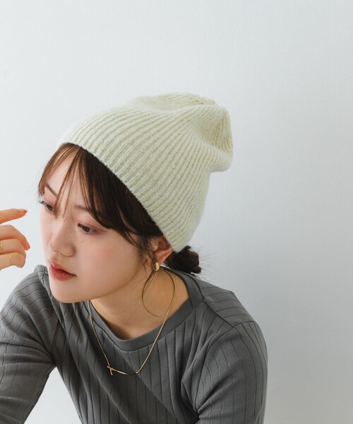 RODE SKO（ロデスコ）の「スパンコールニットワッチ（ニットキャップ/ビーニー・レディース・CHARCOAL/MILK/BLACK・one）」の13枚目の写真