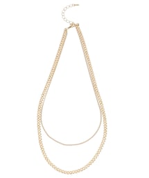 EVRIS | SIMPLE CHAIN 2連ネックレス(ネックレス)