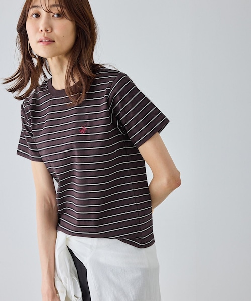 ROPE' PICNIC(ロペピクニック)の「【BEVERLYHILLS POLO CLUB・一部店舗限定】アイコン刺繍コンパクトTシャツ(Tシャツ/カットソー・レディース・チャコール/キナリ/ネイビー/オフホワイト・F/M)」の20枚目の写真