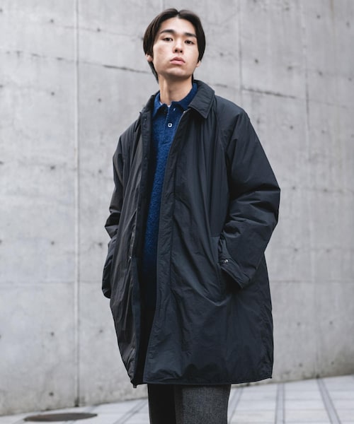 URBAN RESEARCH DOORS(アーバンリサーチドアーズ)の「ライトナイロン パデット バルマカンコート(テーラードジャケット・メンズ・L.GRAY/CHARCOAL/BLACK・M/L)」の1枚目の写真