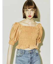 jouetie | タックスリーブスクエアブラウス(シャツ/ブラウス)