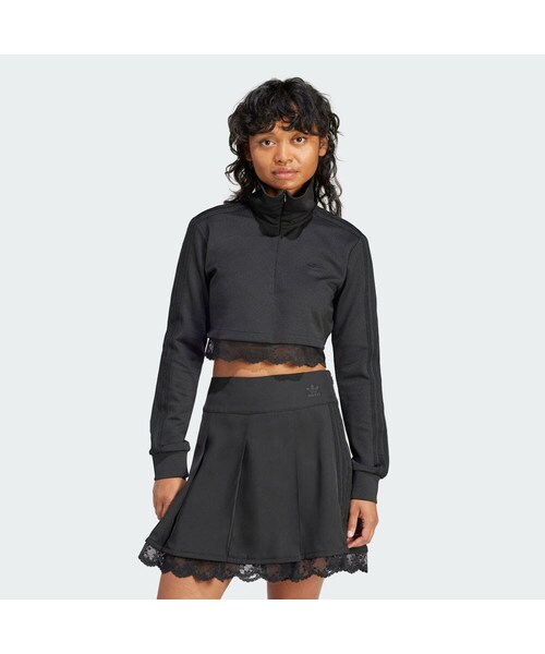 adidas（アディダス）の「トラックトップ（トップス・レディース・ブラック/グレー/グレーフォー・J/XS/J/S/J/M/J/L/J/XL/J/2XL/J/3XL/M/L/XL/2XL/XS/S/3XL/5XL）」の4枚目の写真