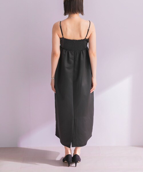 URBAN RESEARCH ROSSO（アーバンリサーチロッソ）の「ANDRESD　RIBBONS DRESS×SHEER TOPS（ワンピース・レディース・NAVY/BLACK・M）」の4枚目の写真
