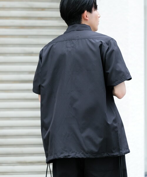 ITEMS URBANRESEARCH(アイテムズ アーバンリサーチ)の「TAION Military Half Sleeve Shirts(シャツ/ブラウス・メンズ・BLK/OLV/D.SAGE GRN/CREAM/L.BRN・M/L)」の16枚目の写真