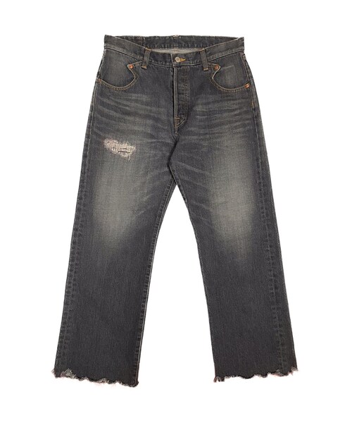 ADAM ET ROPE'（アダムエロペ）の「【RICE NINE TEN/ライス ナイン テン】 LOVELY JEANS（デニムパンツ・メンズ・ブラック系/ブルー系・1/3）」の2枚目の写真