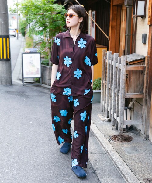 URBAN RESEARCH(アーバンリサーチ)の「SUKU HOME SUMMER NIGHT(ルームウェア/パジャマ・レディース・ORG POPPY/RIPPLE/COSMOS・XS/S/M/L)」の3枚目の写真