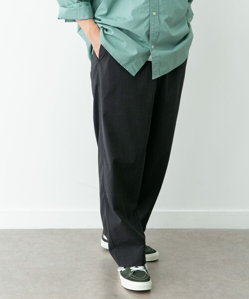 URBAN RESEARCH Sonny Label（アーバンリサーチサニーレーベル）の「リネンタッチポリエステルイージーパンツ（その他パンツ・メンズ・ブラック/チャコール/ネイビー・M/L）」の18枚目の写真